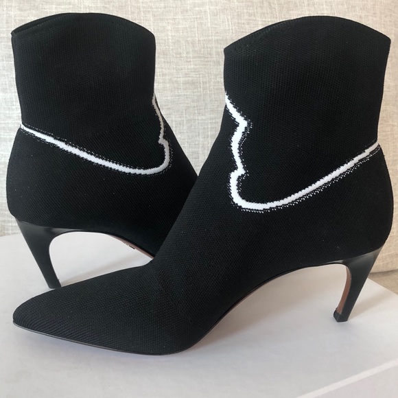NWT Christian Dior Jacquard Knit Boots. Sz. 38 - Picture 3 of 6
